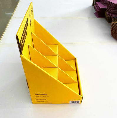 Recycable Paper Box Display , PDQ Retail Display ROHS FSC certificate