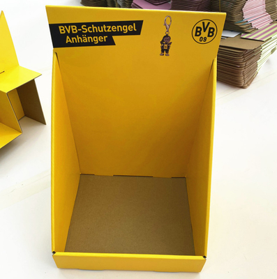 Recycable Paper Box Display , PDQ Retail Display ROHS FSC certificate